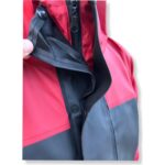 Geborgenheit Kırmızı Motorcu Yağmurluk File Astarlı Motosiklet Yağmurluk Cepli - Görsel 7