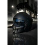 Sway X1-X Seul Mat Siyah Motosiklet & Scooter Moduler Kask