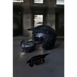 Sway X1-X Seul Mat Siyah Motosiklet & Scooter Moduler Kask - Görsel 3