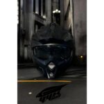 Sway X1-X Seul Mat Siyah Motosiklet & Scooter Moduler Kask - Görsel 5