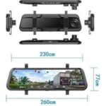 Twogo RV900-F /GO900-F Dikiz Ayna Geri Görüş Kamerası Yol Kayıt Kamerası 2 Kanal Kayıt 64GB Sd Kart Destekli - Görsel 2