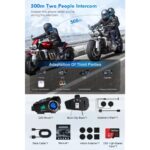 Prepare 500 mt Intercom 1080P Kamera Kayıt Özellikli Q-28-P 2 Eşleşmeli 32GB Hafıza Kartı Hediyeli Wireless - Görsel 3