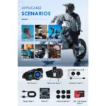 Prepare 500 mt Intercom 1080P Kamera Kayıt Özellikli Q-28-P 2 Eşleşmeli 32GB Hafıza Kartı Hediyeli Wireless - Görsel 4