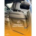 Meka Part Oto Koltuk Koruyucu Kılıf 5 Parça Universal Siyah 2+3 - Görsel 4