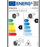 Bridgestone 205/75 R16C 113/111R Duravis Van Winter Oto Kış Lastiği (Üretim Yılı:2024) - Görsel 2