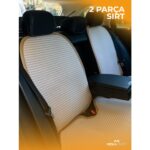 Meka Part Oto Koltuk Koruyucu Kılıf 5 Parça Universal Bej 2+3 - Görsel 2