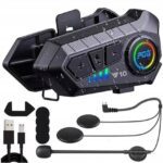 Serreha Y10 Motorsiklet Kask Kulaklık Intercom Rgb Işıklı - Görsel 2