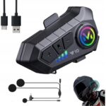 Serreha Y10 Motorsiklet Kask Kulaklık Intercom Rgb Işıklı - Görsel 3