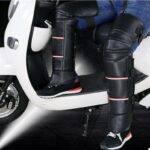 Ebakbak  Motosiklet Bacak Koruyucu Deri Reflektörlü Soğuktan Korumalı Suya Dayanıklı Motor Bacak Koruyucu - Görsel 2