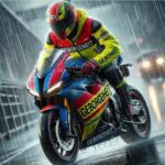 Geborgenheit Fosforlu Yeşil Motorcu Yağmurluk File Astarlı Motosiklet Yağmurluk Cepli - Görsel 8