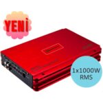 Roadstar RDA-1100 1X1000RMS Monoblock Subwoofer Amfisi - Görsel 2