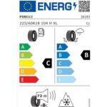 Pirelli 225/60R18 104H Xl R-F  Winter Sottozero 3 (*) Oto Kış Lastiği (ÜRETIM:2024) - Görsel 2