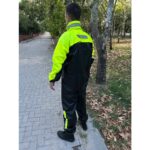 Geborgenheit Fosforlu Yeşil Motorcu Yağmurluk File Astarlı Motosiklet Yağmurluk Cepli - Görsel 3