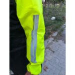 Geborgenheit Fosforlu Yeşil Motorcu Yağmurluk File Astarlı Motosiklet Yağmurluk Cepli - Görsel 5