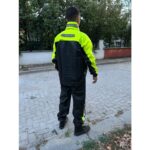 Geborgenheit Fosforlu Yeşil Motorcu Yağmurluk File Astarlı Motosiklet Yağmurluk Cepli - Görsel 10