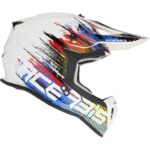 Acerbis Lınear Kask 2206 Beyaz Kırmızı Mavi - Görsel 2
