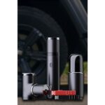 Mioji Mio 2 4in1 Akü Takviye Jump Starter Mini Şarjlı Süpürge Hava Pompası ve Led Fener 10400mAh Araç Kombo Kit - Görsel 7