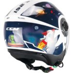 Cgm 261S Mını Space Çocuk Kaskı Lacivert-Beyaz Yxl - Görsel 2