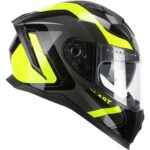 Cgm 311R Blast Race Kapalı Motosiklet Kaskı Sarı-Siyah Xl