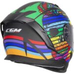 Cgm 311X Blast Skull Kapalı Motosiklet Kaskı Gökkuşağı M - Görsel 3