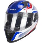 Cgm 311G Blast Sport Kapalı Motosiklet Kaskı Beyaz-Mavi M - Görsel 2