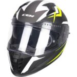 Cgm 311G Blast Sport Kapalı Motosiklet Kaskı Mat Siyah-Sarı M - Görsel 2