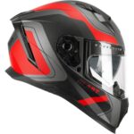 Cgm 311R Blast Race Kapalı Motosiklet Kaskı Antrasit-Kırmızı S