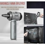 Enshall Yeni Kablosuz Şarjlı 3 Kademeli 2ın1 Profesyonel Ultra Çekim Güçlü Mini Araç Süpürgesi - Görsel 3