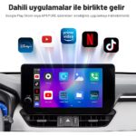 Embatech Carplay Ai Box 4GB+32GB Youtube,netflix,google Play & Kablosuz Carplay&android Auto- Android 14 - Görsel 2