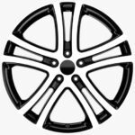 Emr 17 Inç 5X112 Savannah Golf Jetta Uyumlu Siyah Jant Modeli Volkswagen (4 Adet)