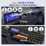 NEO CLASS Neo 3 Kademeli Süper Şarjlı Araç Süpürgesi Ev-Ofis-Araba Kullanımı Çok Fonksiyonlu Emiş Gücü 15000PA - Görsel 2