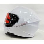 mt Kask mt Genesis Sv A0 Çene Açılır Kask Parlak Beyaz - Görsel 3