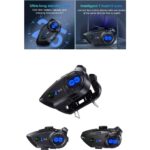 1000 mt Intrcom Kask Kulaklık Su Geçirmez 4 Eşleşmeli 1000 mt Grup Sohbet 500 mt 2 Kş Müzik Paylaşım - Görsel 2