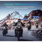 1000 mt Intrcom Kask Kulaklık Su Geçirmez 4 Eşleşmeli 1000 mt Grup Sohbet 500 mt 2 Kş Müzik Paylaşım - Görsel 4