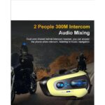 300 mt 2 Eşleşmeli Müzik Paylaşımlı Gürültü Engelleme Özellikli Intrcom Kask Kulaklık Su Geçirmez N3 - Görsel 4