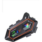 1000 mt Intrcom 2 Kişi Eşleşmeli Kask Kulaklık 20-2x Su Geçirmez Bluetooth Mtosiklet Kulaklık