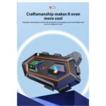 1000 mt Intrcom 2 Kişi Eşleşmeli Kask Kulaklık 20-2x Su Geçirmez Bluetooth Mtosiklet Kulaklık - Görsel 5