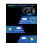 Prepare 1080P Kameralı Wifi Kask Kulaklık 3000 Mah Su Geçirmez Bluetooth 5.4 - Görsel 5