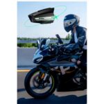 Prepare 1080P Kameralı Wifi Kask Kulaklık 2000 Mah Su Geçirmez Bluetooth 5.3 Arka Uyarı Işıklı - Görsel 3