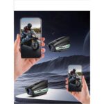 Prepare 1080P Kameralı Wifi Kask Kulaklık 2000 Mah Su Geçirmez Bluetooth 5.3 Arka Uyarı Işıklı - Görsel 4