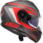 Ls2 Strobe 2 Phantom Kırmızı  Motosiklet Kaskı - Görsel 2