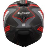 Ls2 Strobe 2 Phantom Kırmızı  Motosiklet Kaskı - Görsel 5