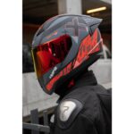 LS2 Rapıd 2 Race Xtreet Mat Siyah-Kırmızı Kask - Görsel 2