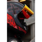 LS2 Rapıd 2 Race Xtreet Mat Siyah-Kırmızı Kask - Görsel 4