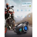 Deanb Q-28 Su Geçirmez Wireless 30FPS HD Yatay/Dikey 1920^1080P Kamera Motosiklet İnterkom Motor Kask Kulaklık - Görsel 2