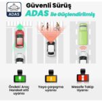 360 Botslab G500H Pro ADAS Ön 3K QHD -Arka 1080P FHD 150° Açı WiFi+GPS Gece Görüşlü Araç İçi Kamera - Görsel 4