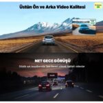 360 Botslab G500H Pro ADAS Ön 3K QHD -Arka 1080P FHD 150° Açı WiFi+GPS Gece Görüşlü Araç İçi Kamera - Görsel 9