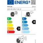 Petlas 225/45 R17 Tl 94W Reınf. Velox Sport PT741 Yaz Lastiği (Üretim TARIHI:2025) - Görsel 2