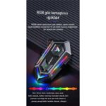 2 Adet Y20 Max Telsiz Özellikli 5.3 Motosiklet Kask Kulaklık Intercom Işıklı Motorsiklet Interkom - Görsel 3