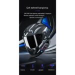 2 Adet Y20 Max Telsiz Özellikli 5.3 Motosiklet Kask Kulaklık Intercom Işıklı Motorsiklet Interkom - Görsel 4